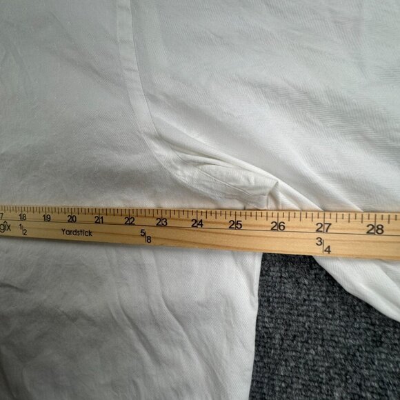 Robert Graham White Long Sleeve Button Up Shirt Men Size 17.5 (44) All Cotton - Picture 6 of 16